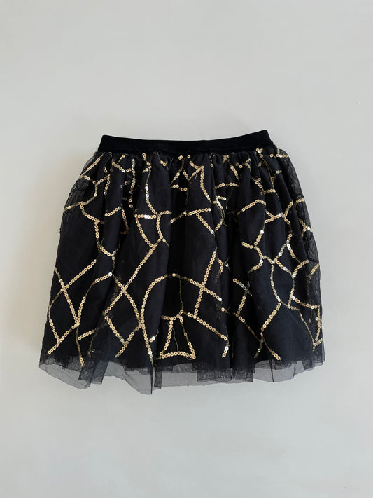 Lacy Sequin Skirt-Waist 24 to 26