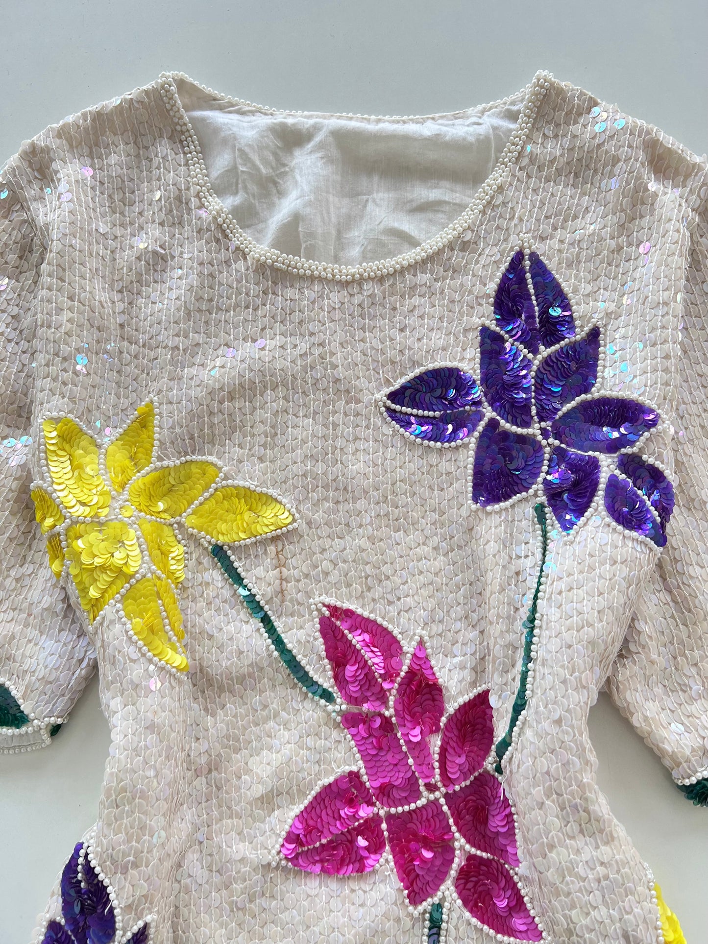 Vintage Sequin Top-Bust 40