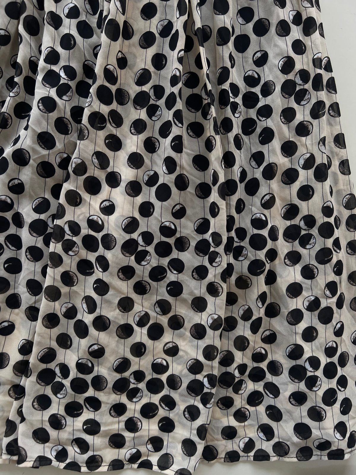 Vintage Polka Dot Skirt-Waist 26 to 32