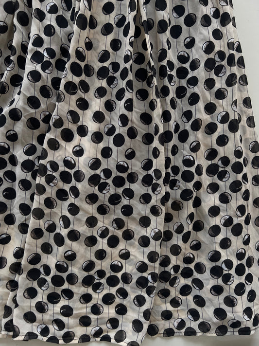 Vintage Polka Dot Skirt-Waist 26 to 32