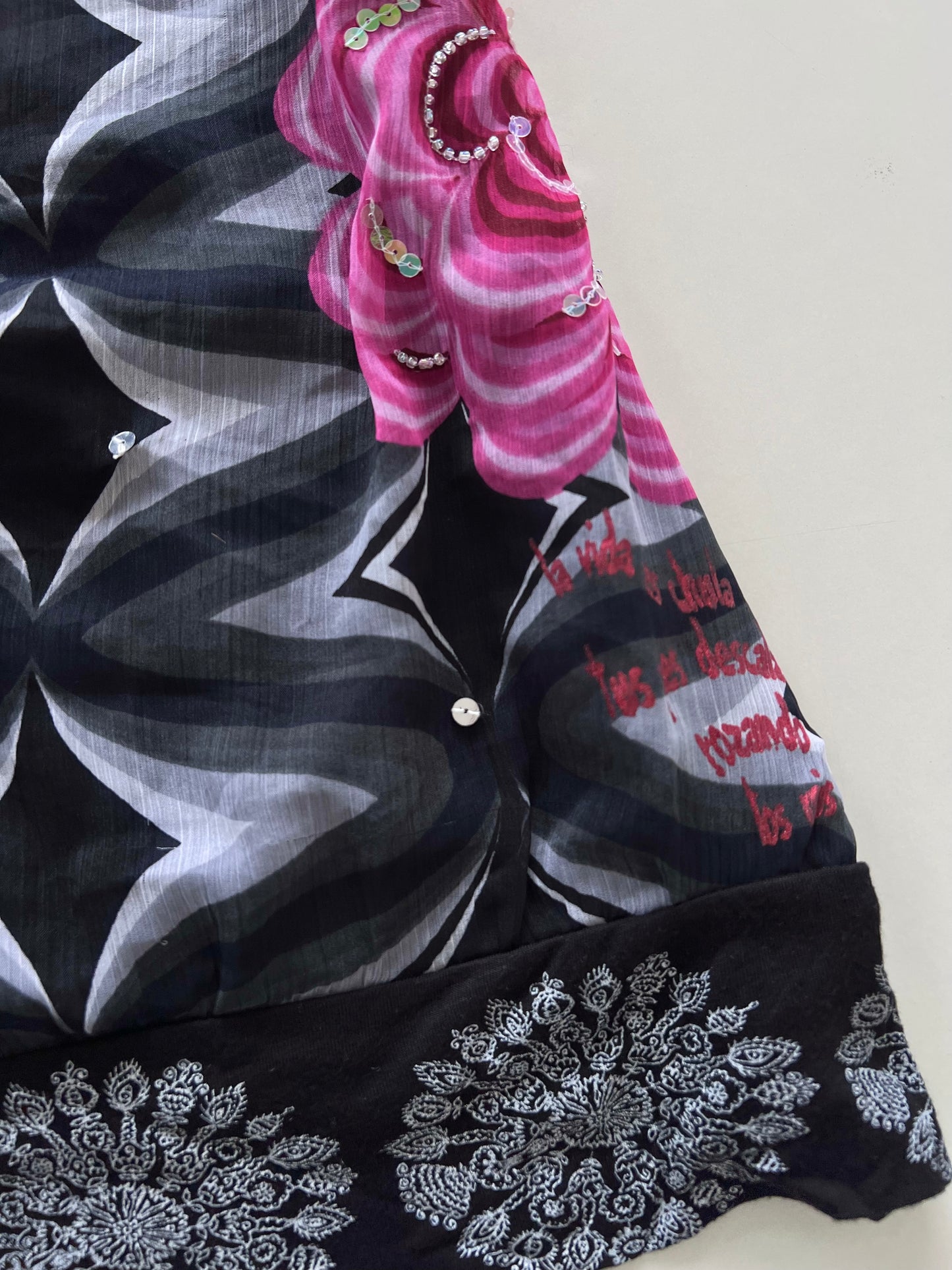 Desigual Vintage Embroidered Top-Bust 38