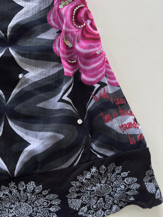 Desigual Vintage Embroidered Top-Bust 38