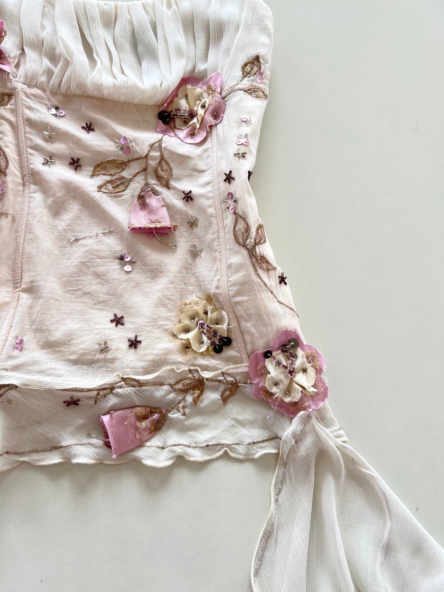 Crossroads Vintage Embroidered Top-Bust 36 to 38