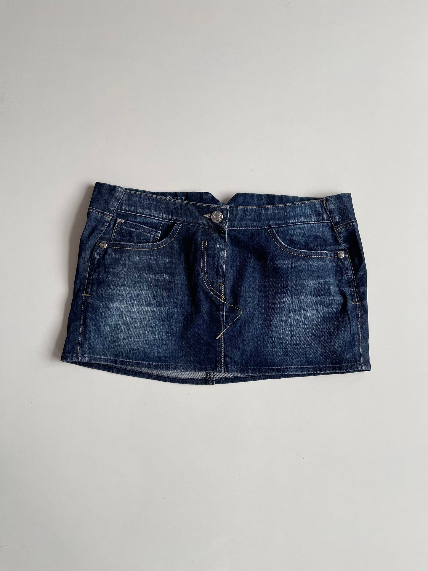 Free Soul Denim Mini Skirt-Waist 34