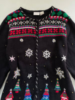 Load image into Gallery viewer, Erika Embroidered Christmas Sweater-Bust 44
