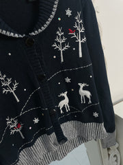 Crystal Kobe Embroidered Sweater-Bust 40