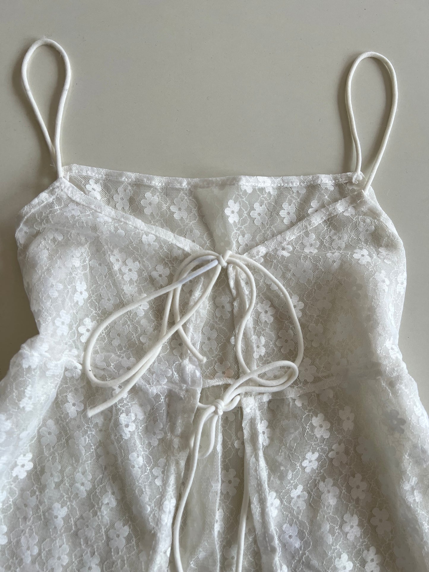 Lace Sheer Top-Bust 34