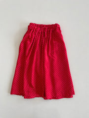 Polka Dot Red Skirt-Waist 24 to 32
