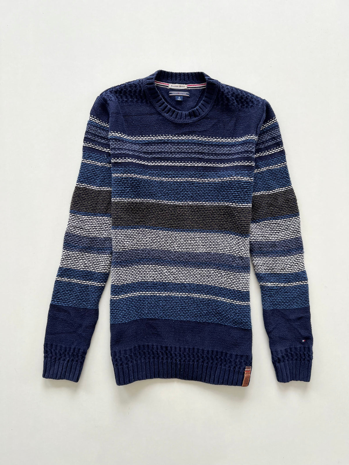 Tommy Hilfiger 60%Cotton 10%Wool Vintage Sweater-Bust 38
