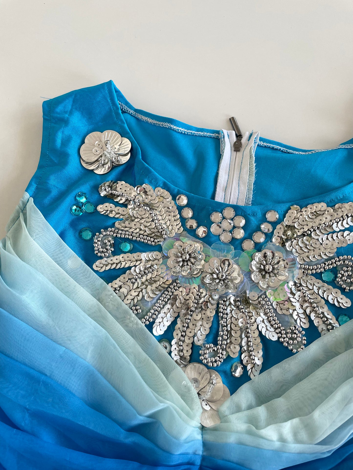 Heavily Hand Embroidered Desi Top-Bust 30 to 32