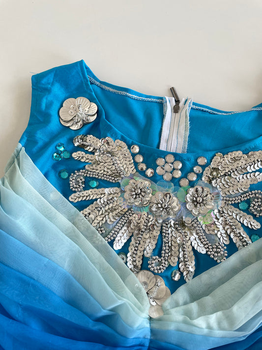 Heavily Hand Embroidered Desi Top-Bust 30 to 32