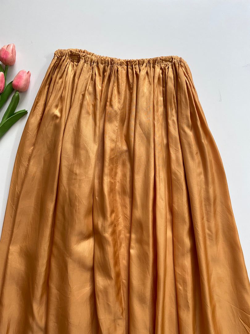 SOLID GOLDEN SKIRT - BUST 38 TO 44