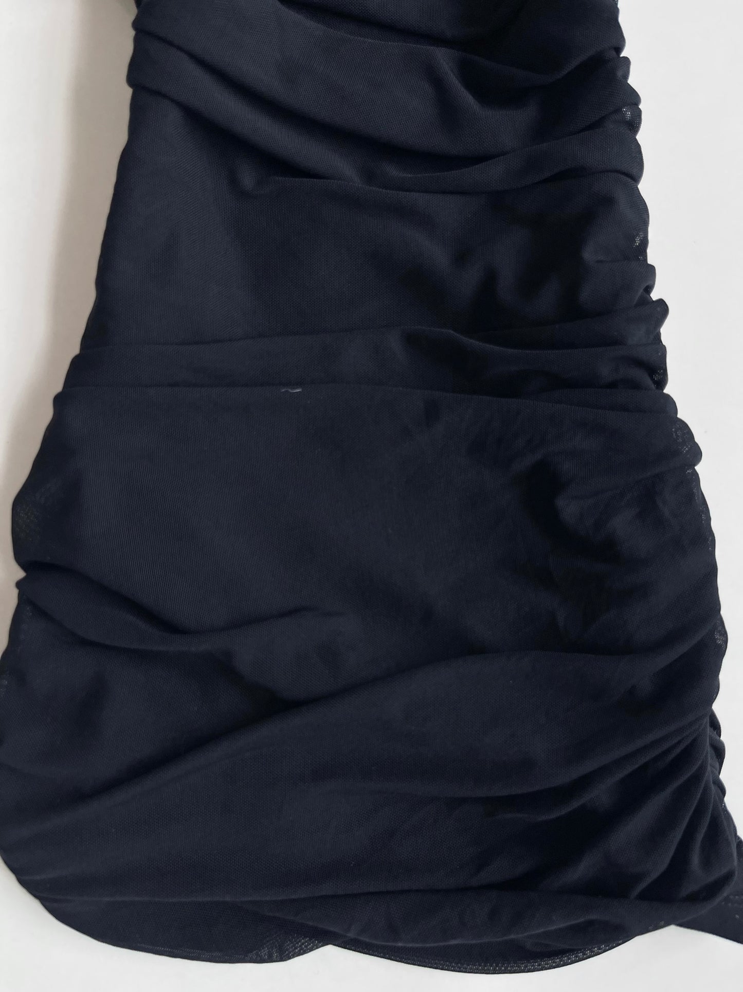 Black Ruched Slip Dress-Bust 30 to 32