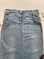 Load image into Gallery viewer, Marina Denim Skirt-Waist 38
