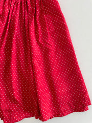 Polka Dot Red Skirt-Waist 24 to 32