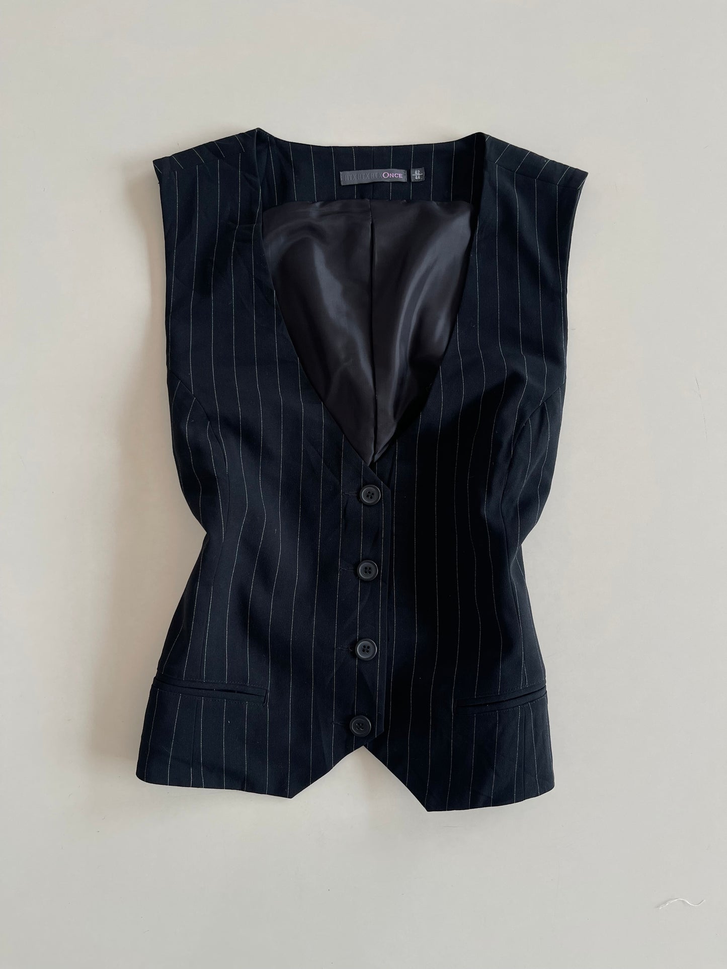 Pinstripe Waistcoat-Bust 38
