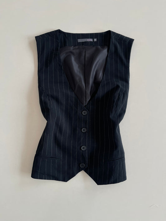 Pinstripe Waistcoat-Bust 38
