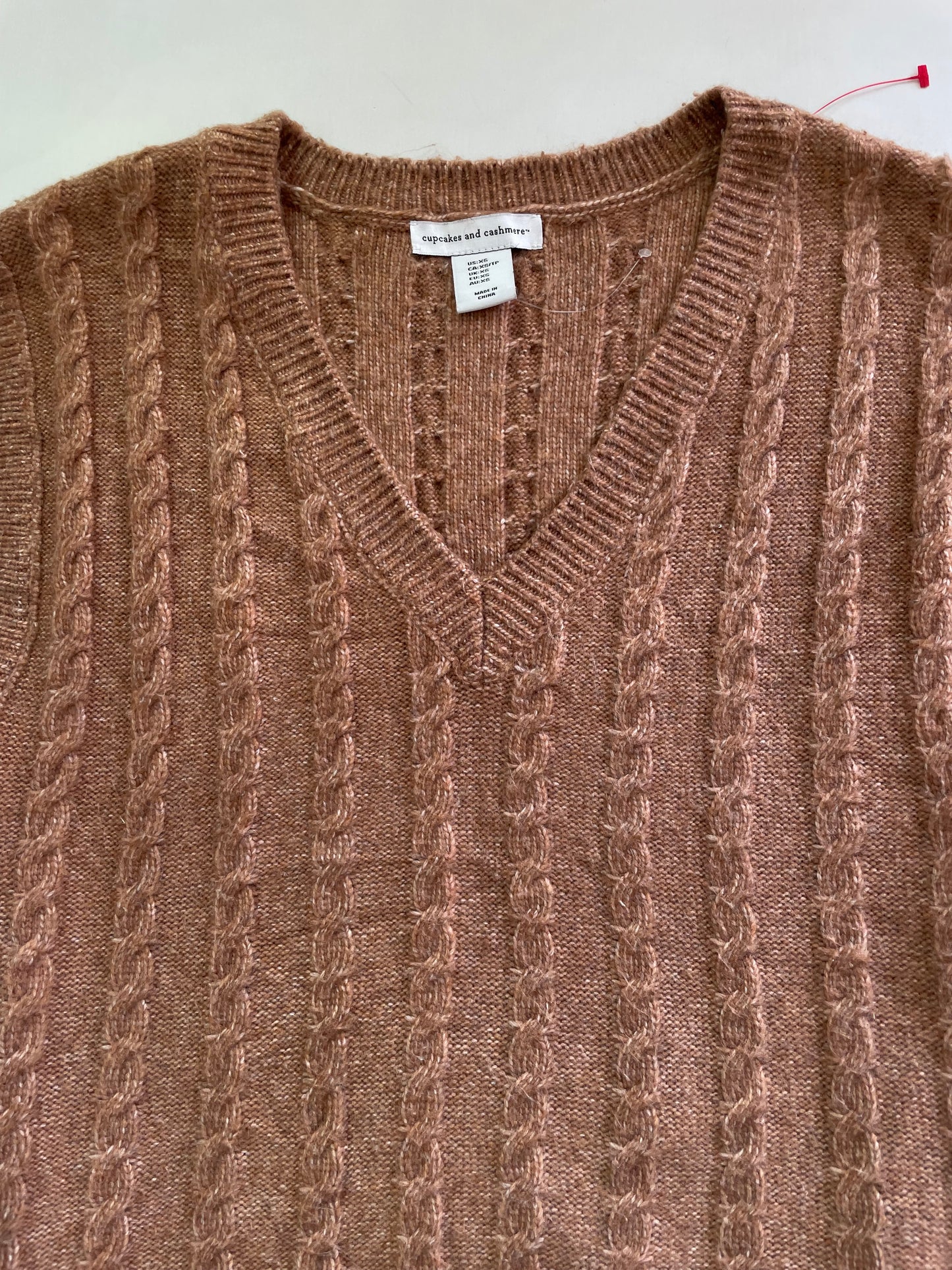 Cupcakes & Cashmere Chunky Sweater Vest-Bust 40