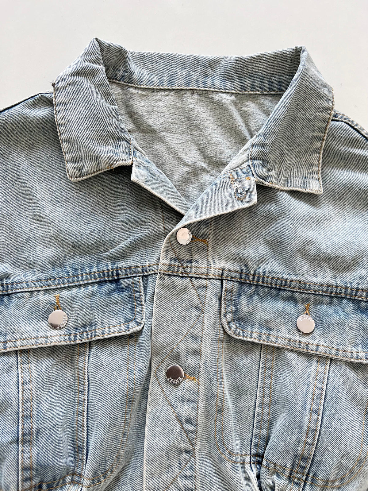 Baggy Denim Jacket-Bust 42