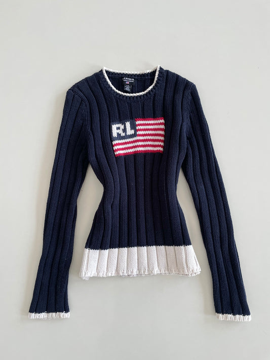 Ralph Lauren 100% Cotton Vintage Sweater-Bust 36 to 38