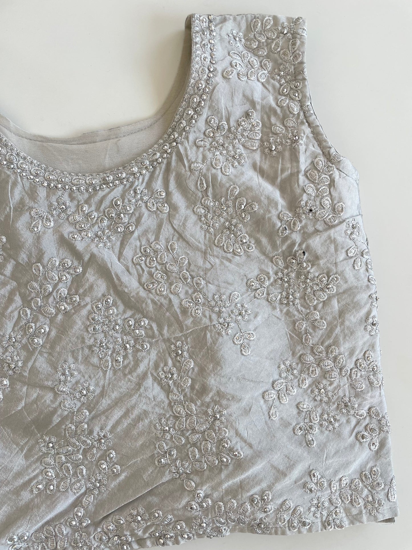 Embroidered Desi Top-Bust 32
