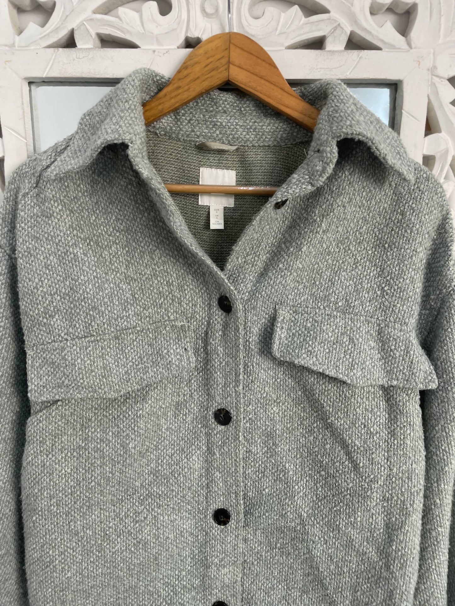 H&m Super Thick Warm Shacket-Chest 42 (S)
