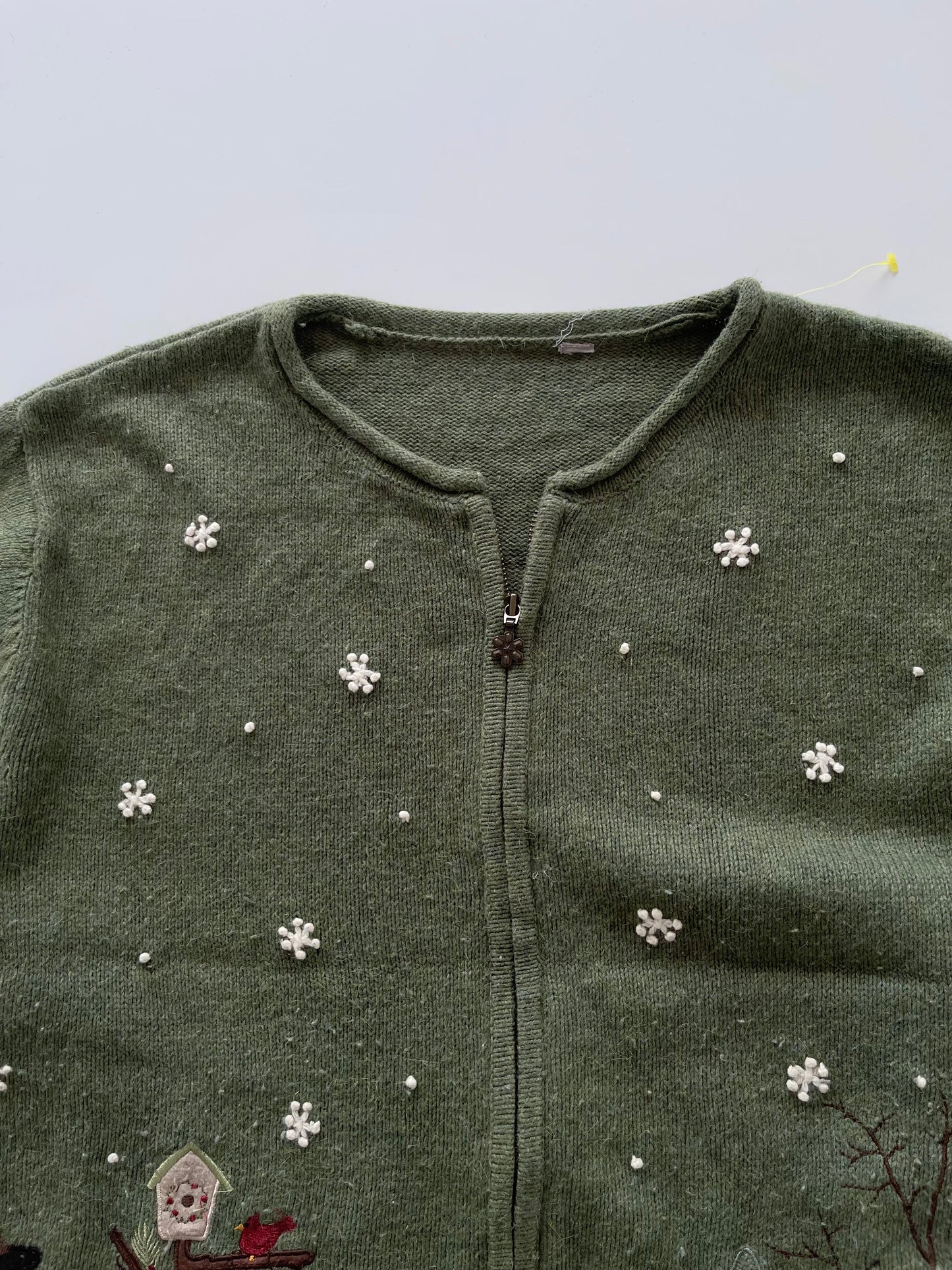 Christmas Embroidered Zipper-Bust 58