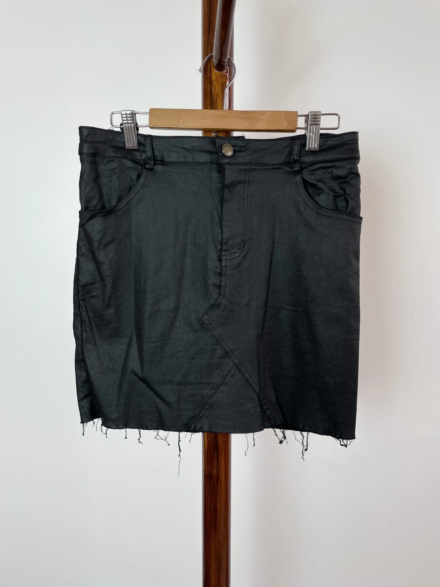 Pretty Little Thing Leather Skirt-Waist 32