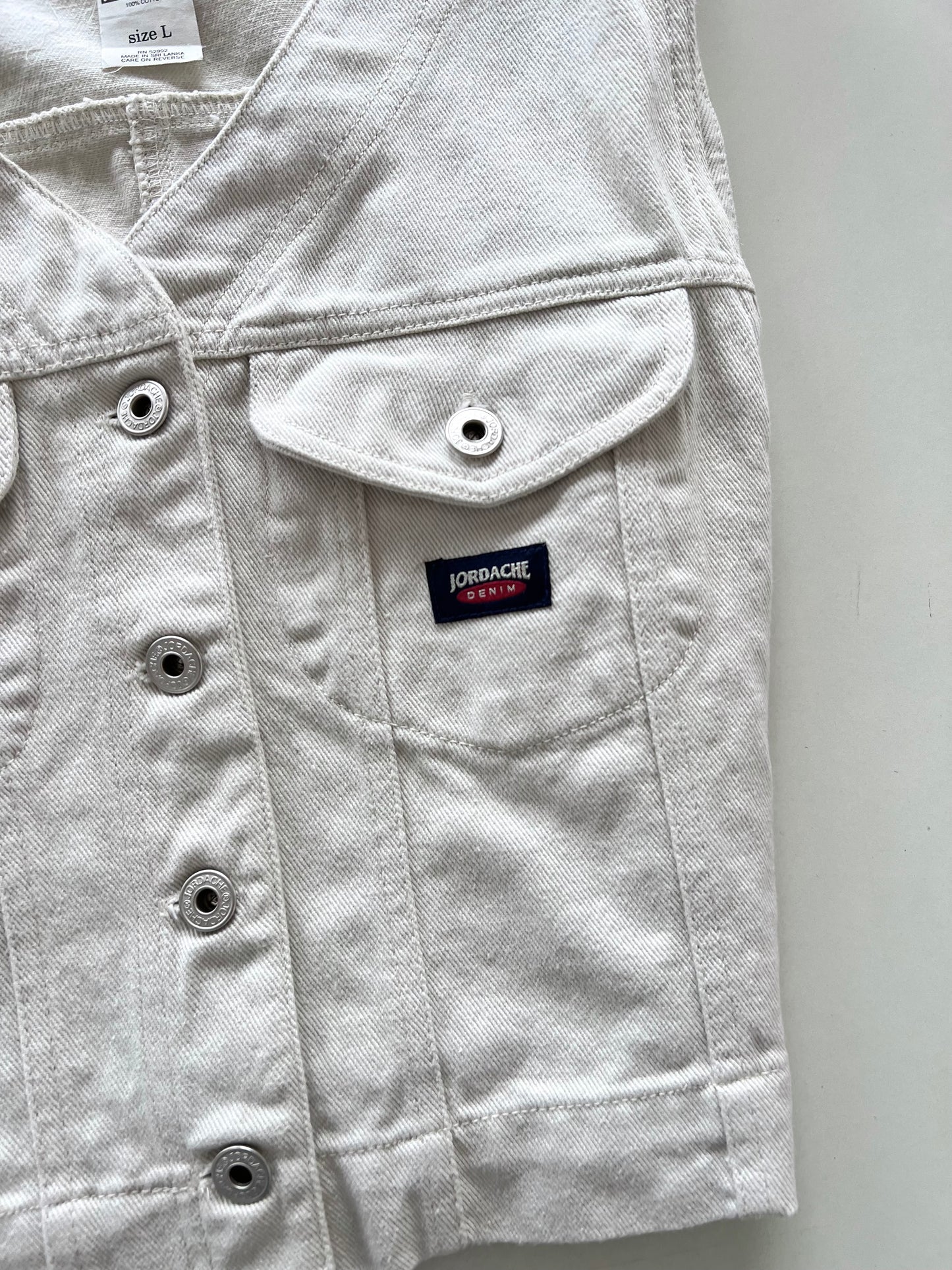 Jordache Vintage Denim Vest-Bust 34