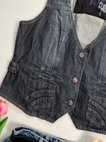 Load image into Gallery viewer, Cecil Denim Waistcoat-Bust 40
