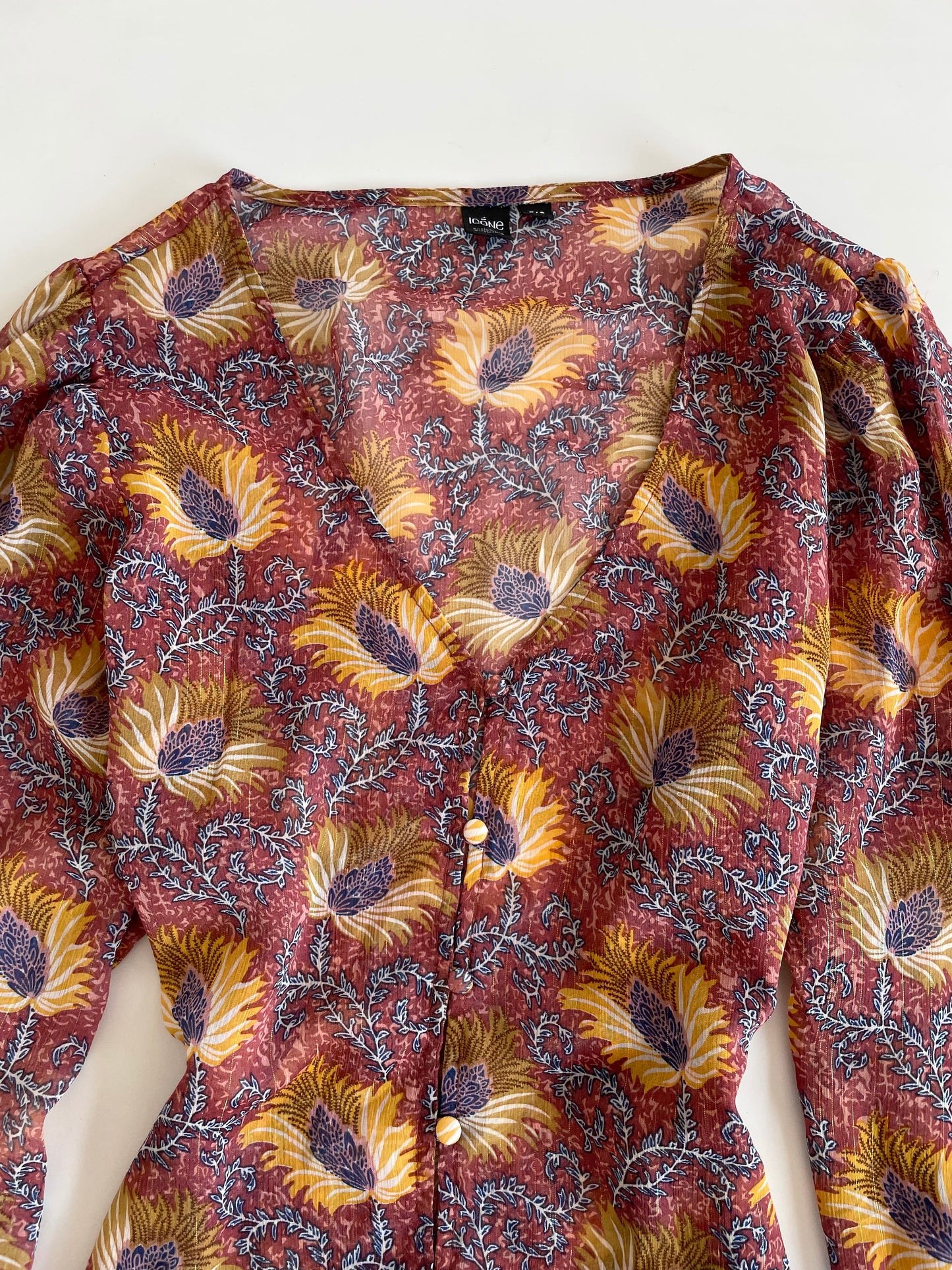 Icone Sheer Top-Bust 38