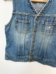 Capacci Denim Vest-Bust 36