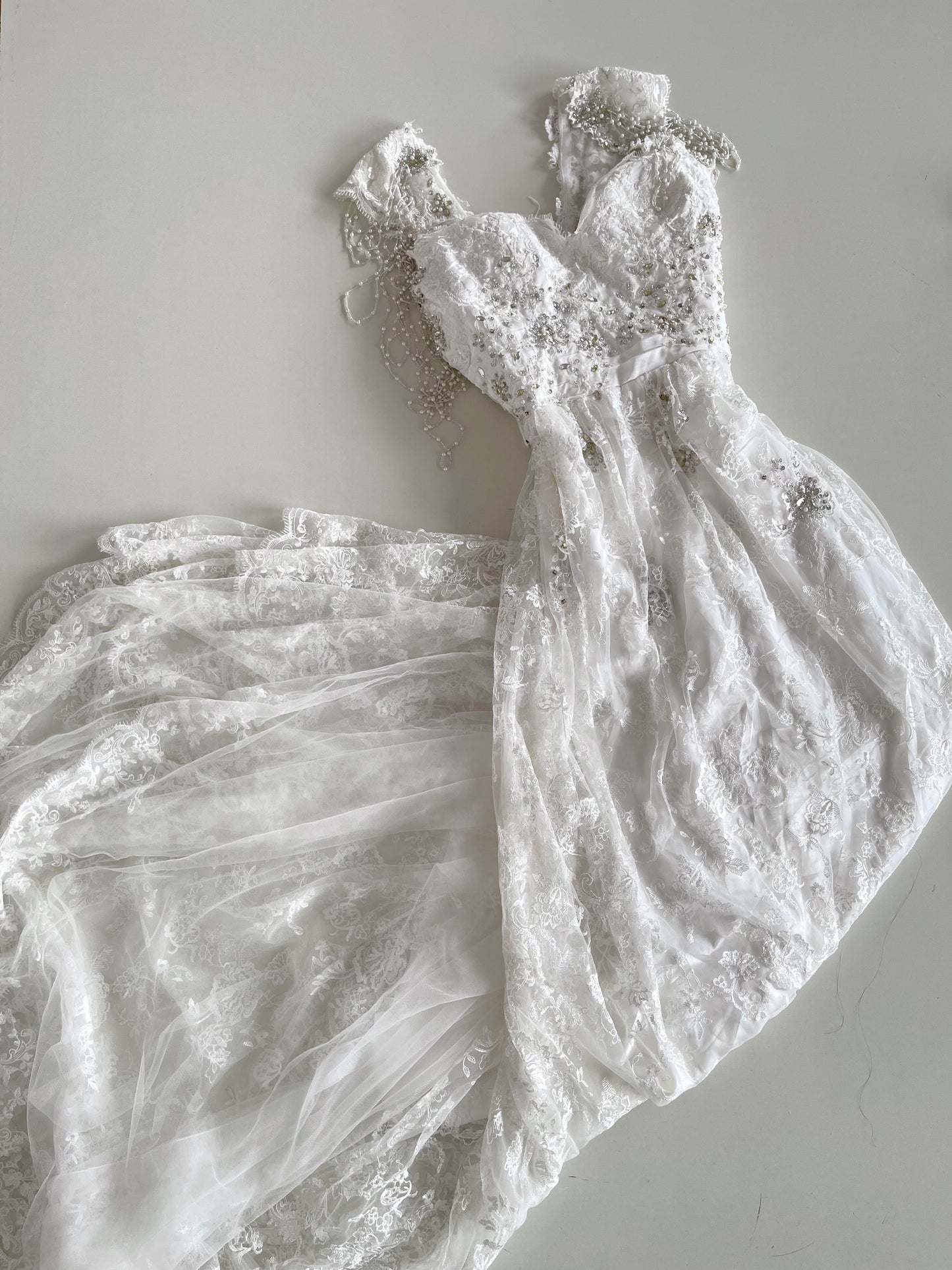 Vintage Embroidered Dress-Bust 36