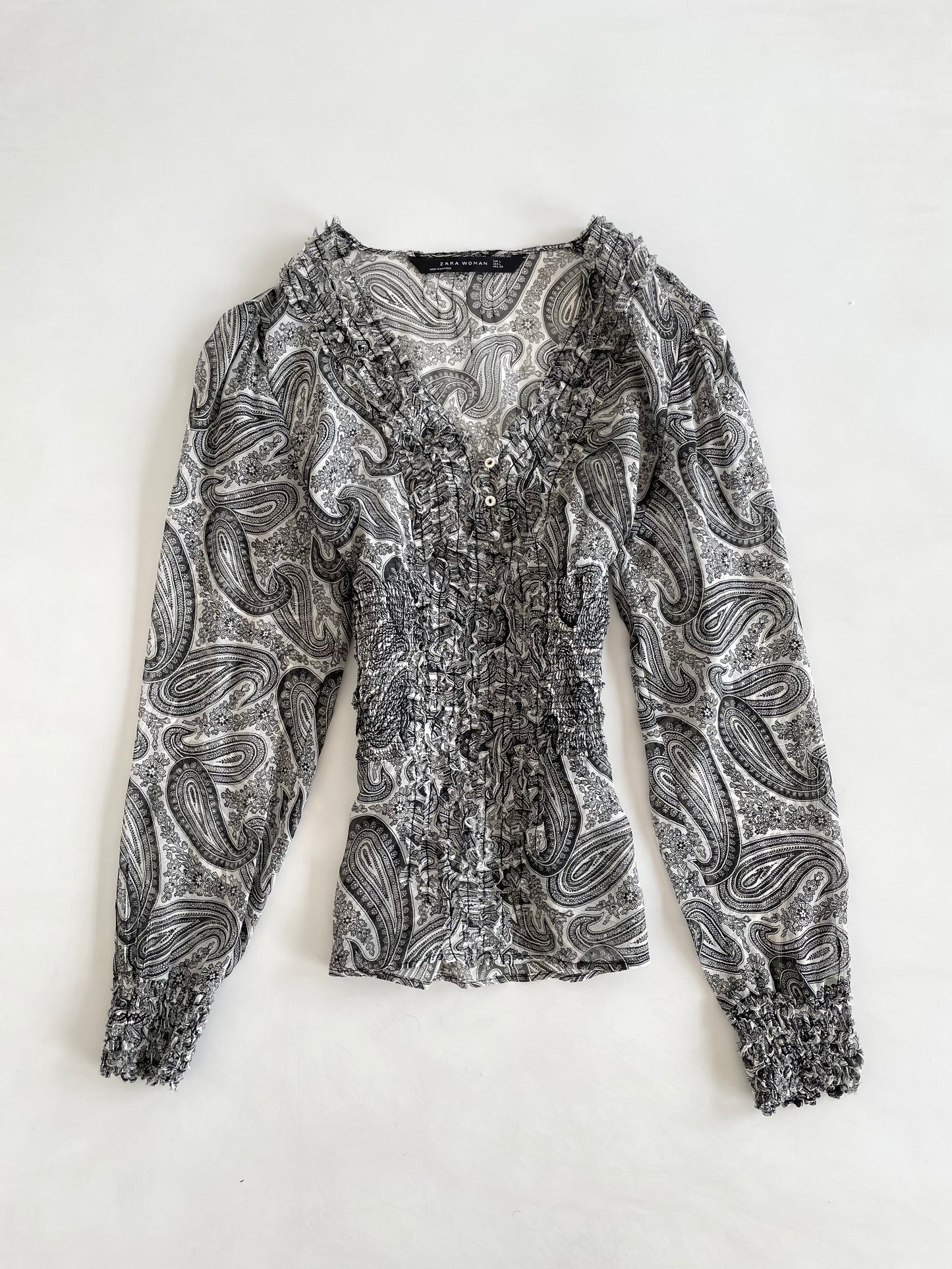 Zara Sheer Top-Bust 38