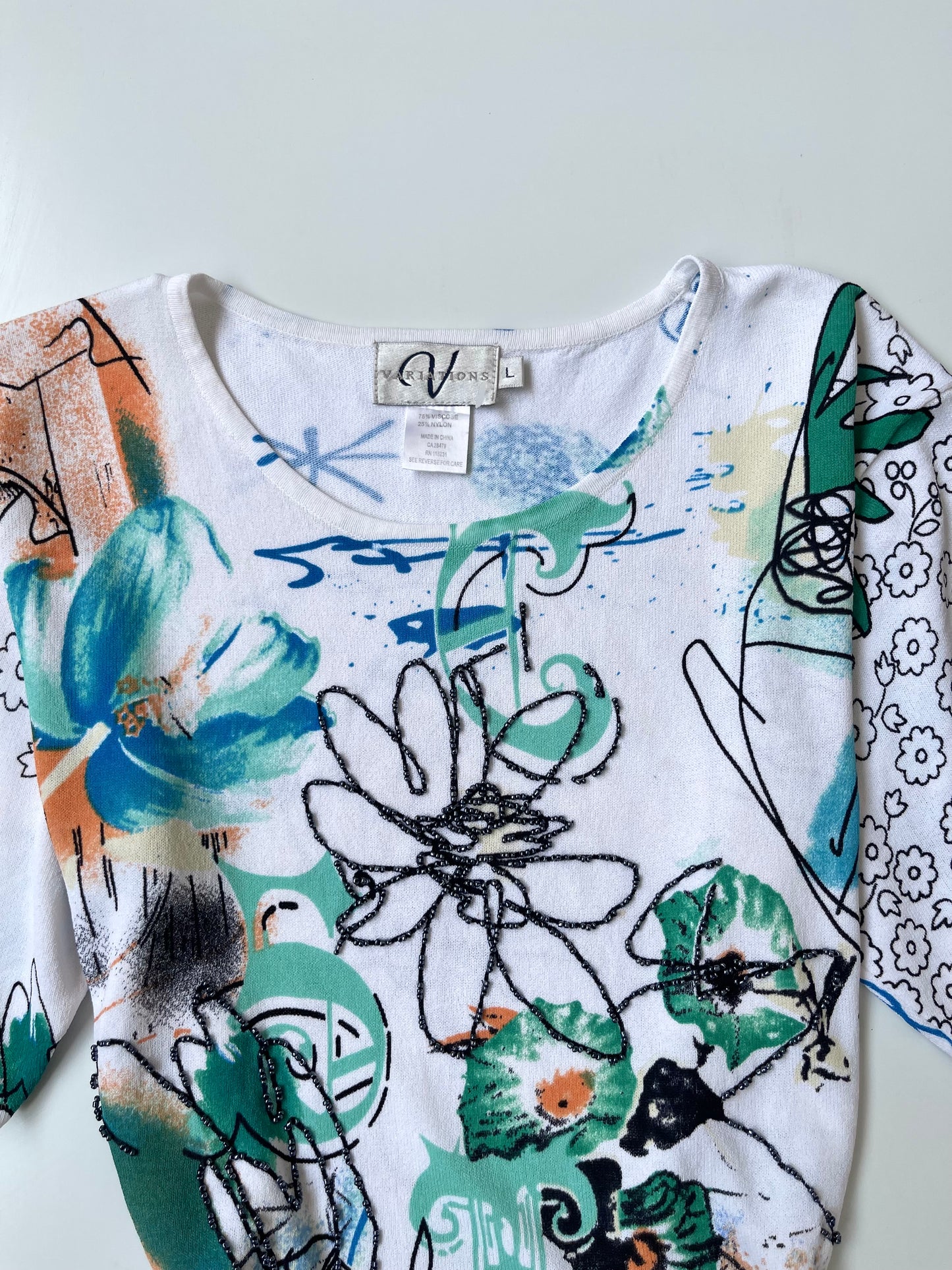 Variations Embroidered Vintage Top-Bust 40 to 42
