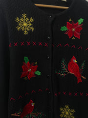 Classic Elements Embroidered Sweater-Bust 42