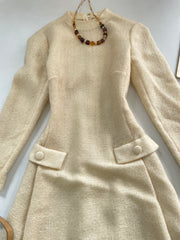 Elizabeth Bryne Wool Winter Dress-Bust 34