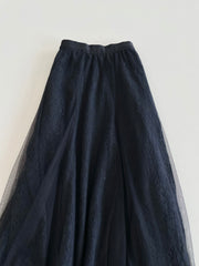 Black Tulle Skirt-Waist 26 to 30