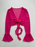 Load image into Gallery viewer, Y2k Wrap Top-Bust 40 to 42
