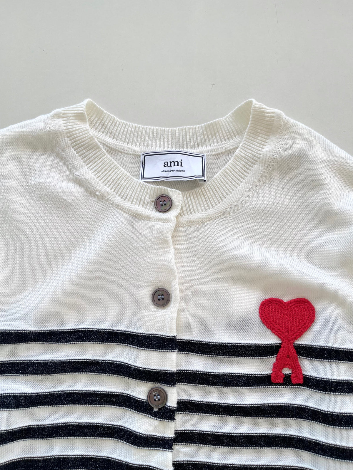 Ami Vintage 30%Silk 60% Wool Cardigan-Bust 36