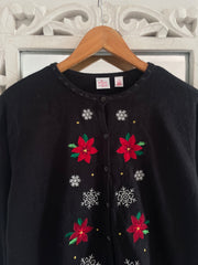 Embroidered Vintage Sweater-Bust 42