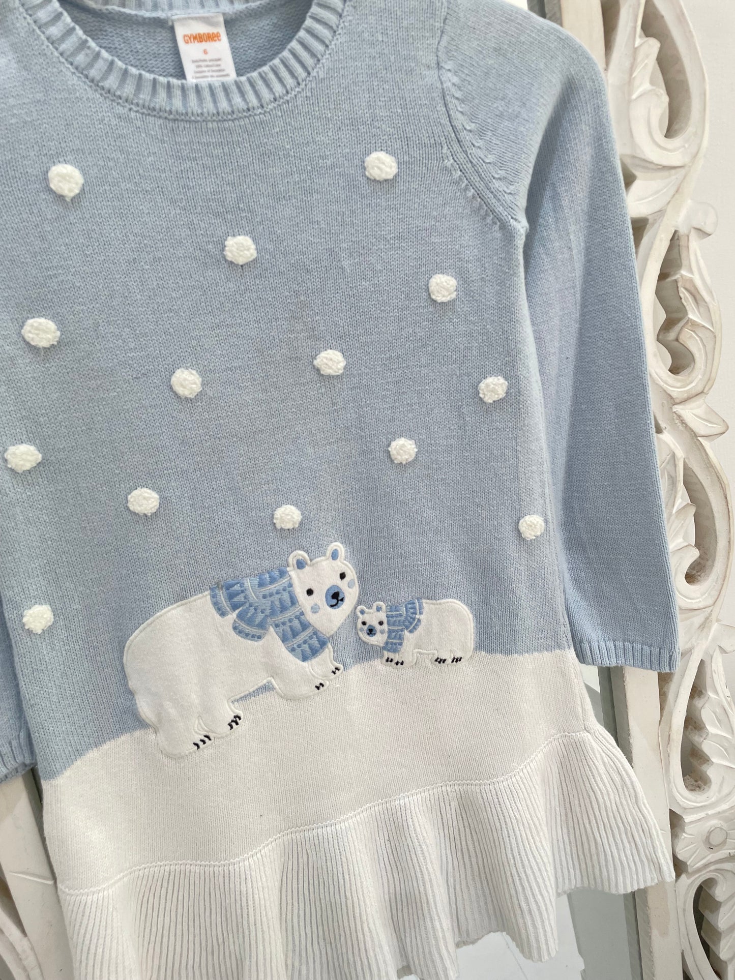 Kids Embroidered Sweater-Bust 26