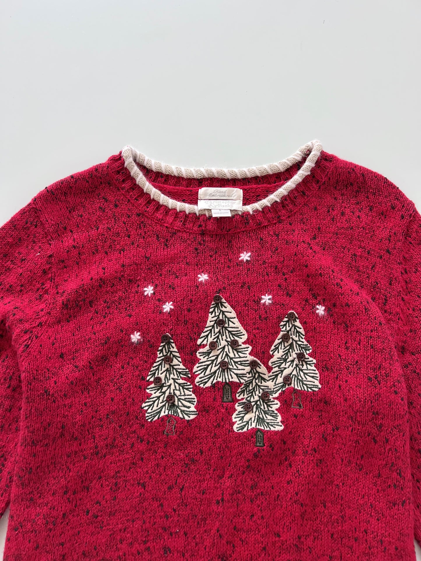 Christopher & Banks Christmas Sweater-Bust 42
