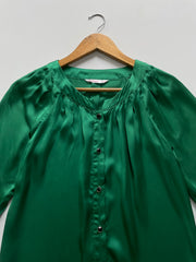 Colour satin shirt-bust 34