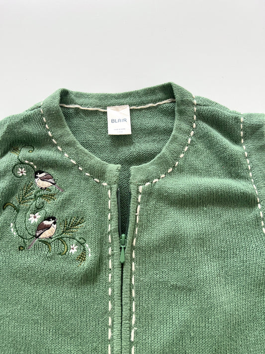 Blair Embroidered Vest Sweater-Bust 46