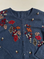 Load image into Gallery viewer, Fall Vibe Vintage Embroidered Cardigan- Bust 48 to 52
