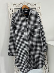 Super Thick Puffer Shacket-Chest 48