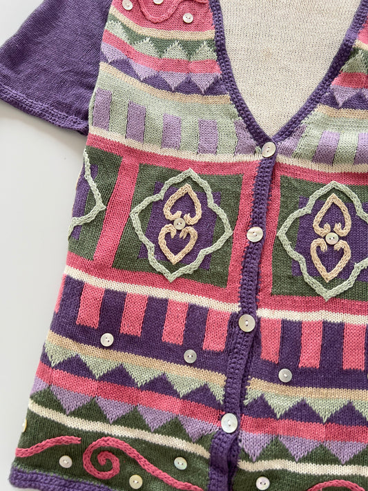 Koret Embroidered Sweater-Bust 38