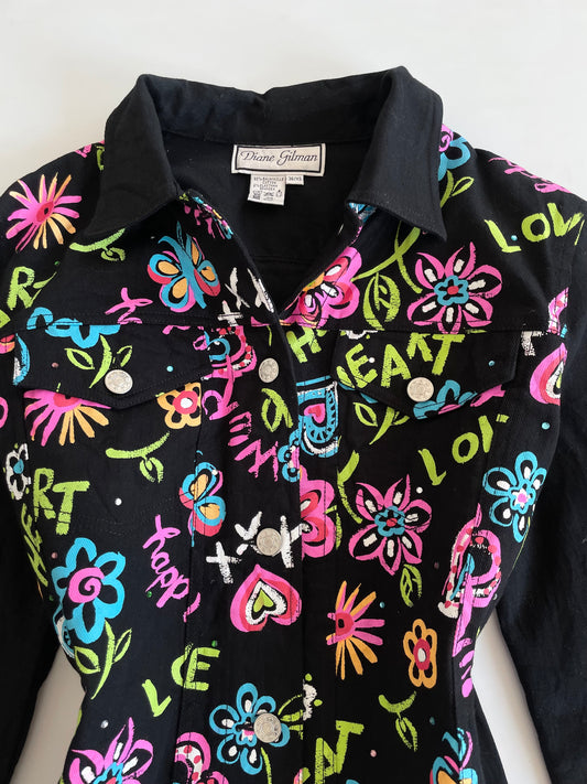 Diane Gilman Denim Jacket-Bust 40