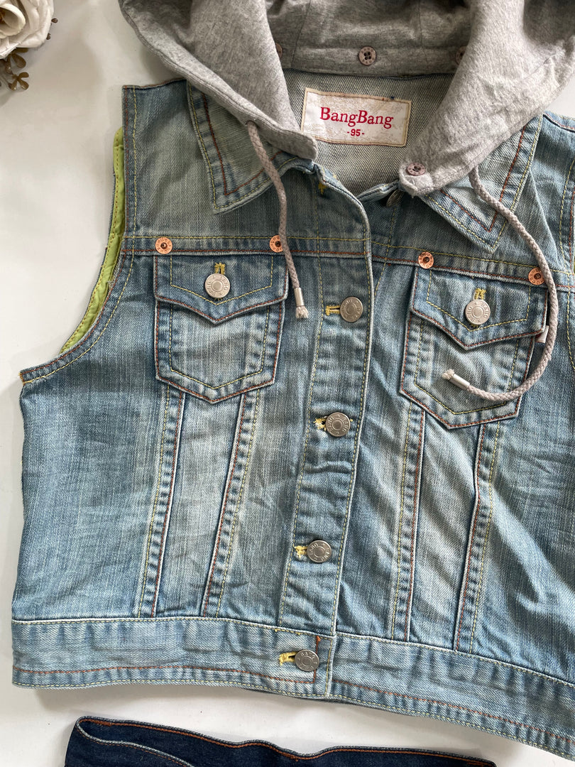 Denim Vest-Bust 34